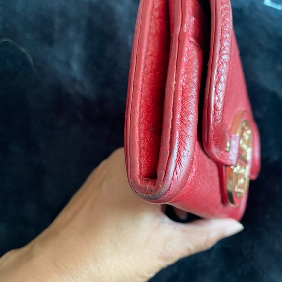 Red Miller Tory Burch Wallet - Picture 7 of 8